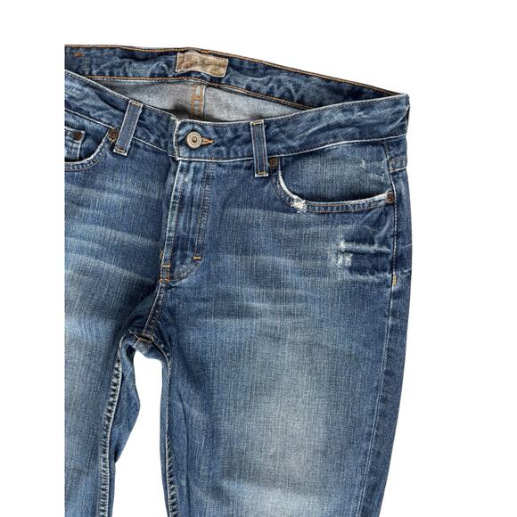 y2k BKE Low Rise Flare Bootcut Jeans 33 x 33 TALL Distressed Rodeo Western - Picture 5 of 12